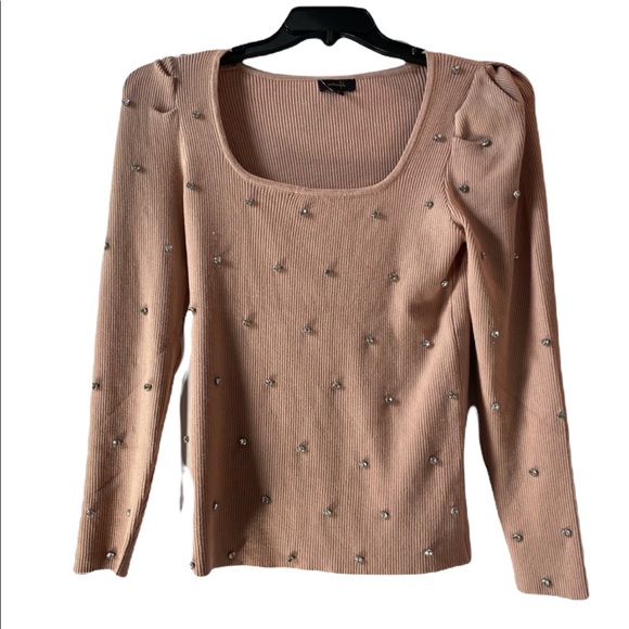 Tops - Tan Gems Sweater NWOT